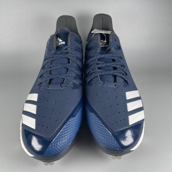 Adidas Icon Bounce Men\'s Size 14 Blue White Athletic Sneakers Baseball Cleat NEW